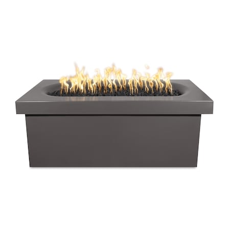 The Outdoor Plus 60 Rectangular Ramona Fire Table, GFRC Concrete, Chestnut, Low Voltage Electronic Ignition, Natural Gas OPT-RMNRT60E12V-CST-NG